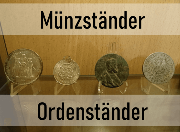 Acryl Münzständer