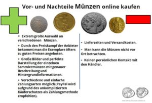 Vorteile Münzen im Internet online kaufen
