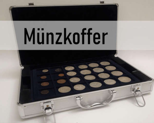 Münzkoffer - Muenzkoffer - Münzen aufbewahren - Münzen sammeln