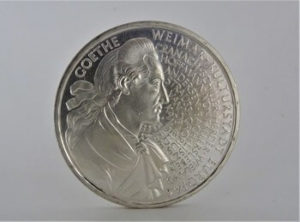 Gedenkmünze-Goethe-Silber1