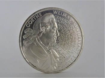 Was sind Gedenkmünzen - Goethe