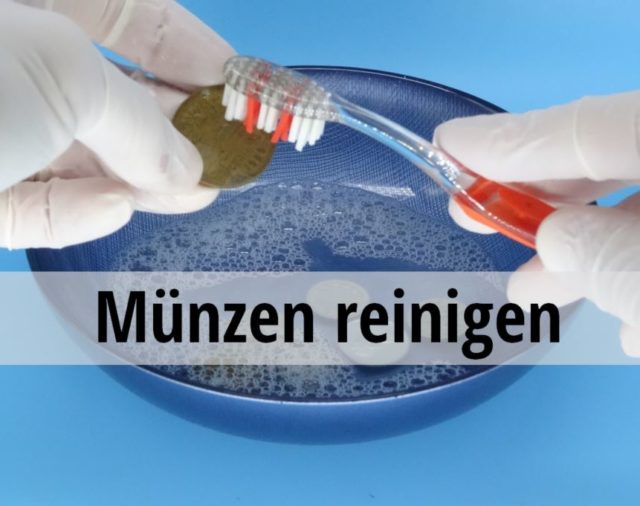 Münzen reinigen